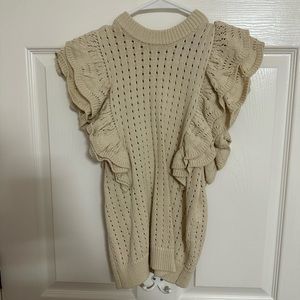 Who what wear, sleeveless sweater, size small.